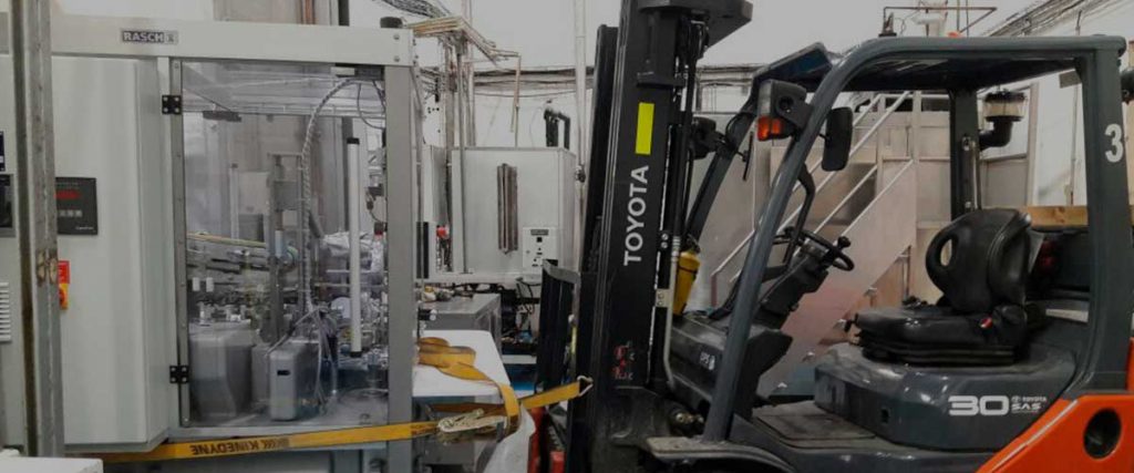 Limpieza de montacargas