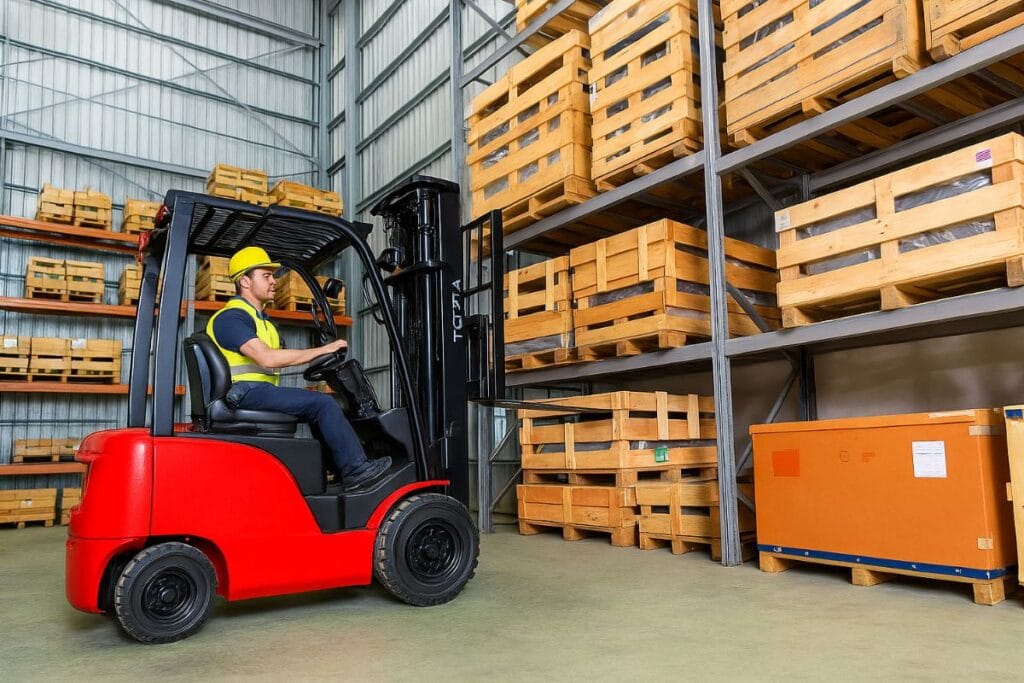 montacargas contrabalanceado eléctrico