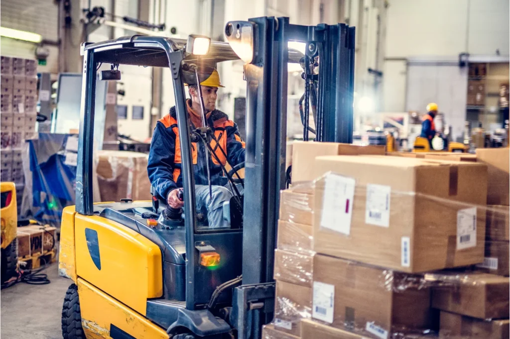 Protección para montacargas