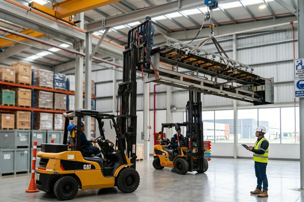 Izaje con montacargas